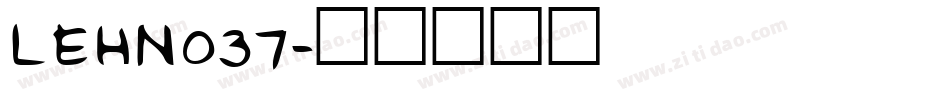 LEHN037字体转换