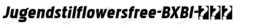 Jugendstilflowersfree-BXBl字体转换