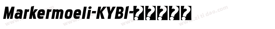 MarkermoeIi-KYBl字体转换