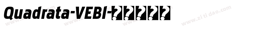 Quadrata-VEBl字体转换