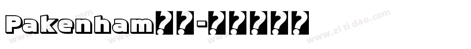 Pakenham字体字体转换