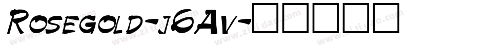 Rosegold-j6Av字体转换