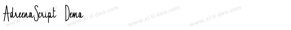 AdreenaScript-Demo字体转换