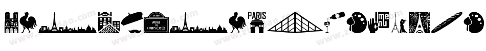 ParisFrance-oAmd字体转换