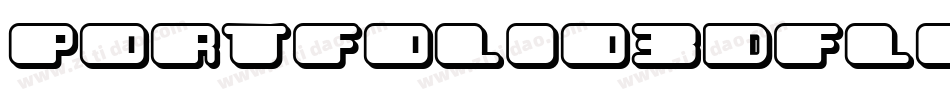 Portfolio3DFlat字体转换