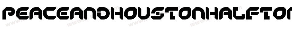 PeaceAndHoustonHalftoneItal-z88Zw字体转换