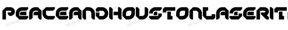 PeaceAndHoustonLaserItalic-nRRPV字体转换
