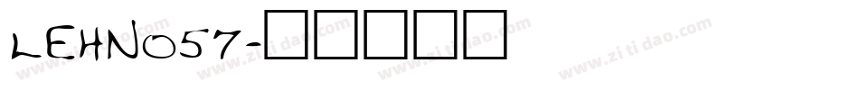 LEHN057字体转换