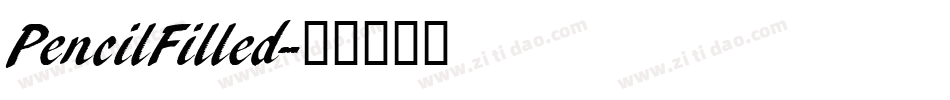 PencilFilled字体转换