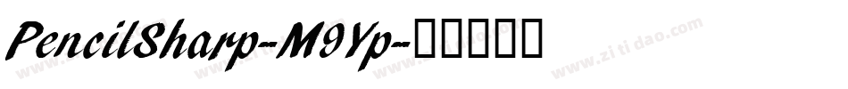 PencilSharp-M9Yp字体转换