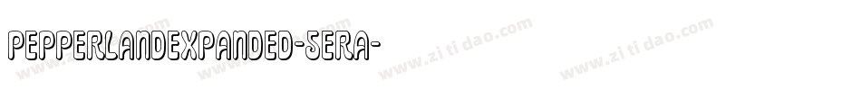 PepperlandExpanded-5eRa字体转换