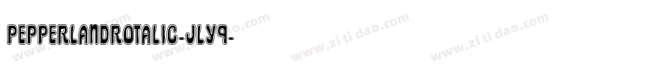 PepperlandRotalic-jly9字体转换
