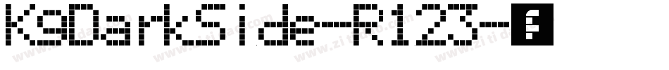 KgDarkSide-R123字体转换