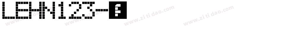 LEHN123字体转换