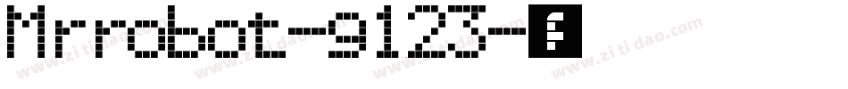 Mrrobot-g123字体转换