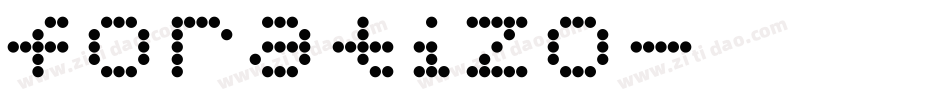 foratizo字体转换