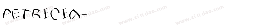 Petricia字体转换