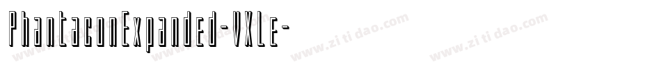 PhantaconExpanded-VXLe字体转换