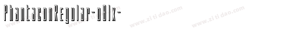 PhantaconRegular-o8lx字体转换