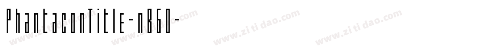 PhantaconTitle-nB6O字体转换