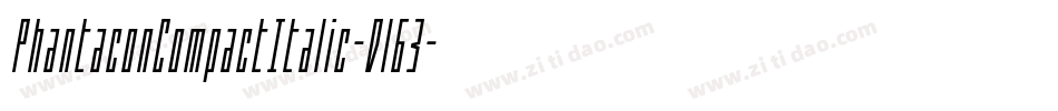 PhantaconCompactItalic-Dl63字体转换 PhantaconCompactItalic-Dl63字体转换