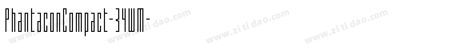 PhantaconCompact-34WM字体转换