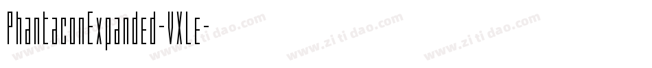 PhantaconExpanded-VXLe字体转换