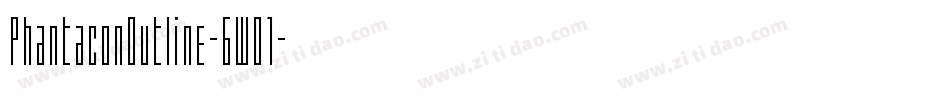 PhantaconOutline-6WO1字体转换
