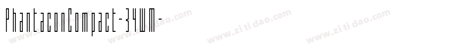 PhantaconCompact-34WM字体转换