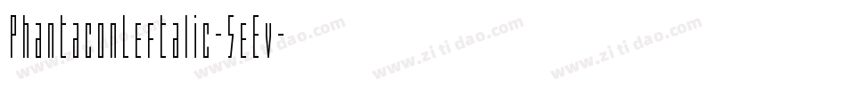 PhantaconLeftalic-5eEv字体转换