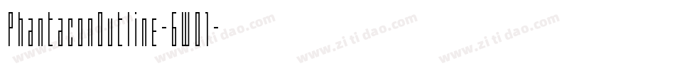 PhantaconOutline-6WO1字体转换