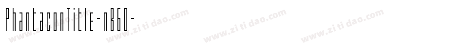 PhantaconTitle-nB6O字体转换