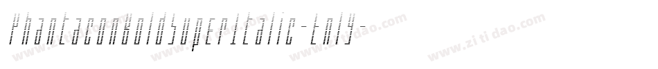 PhantaconBoldSuperItalic-Enl9字体转换 PhantaconBoldSuperItalic-Enl9字体转换