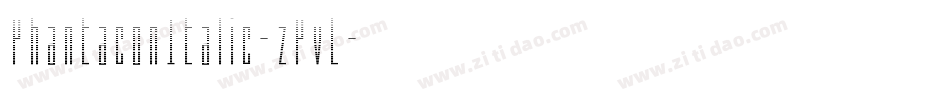 PhantaconItalic-zPvL字体转换