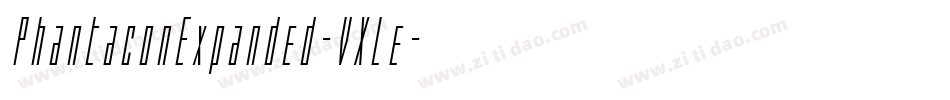PhantaconExpanded-VXLe字体转换