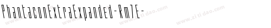 PhantaconExtraExpanded-Rm7E字体转换
