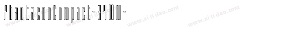 PhantaconCompact-34WM字体转换