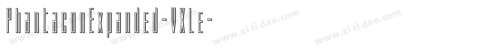 PhantaconExpanded-VXLe字体转换