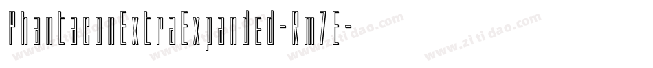 PhantaconExtraExpanded-Rm7E字体转换