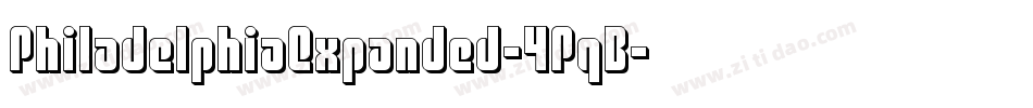 PhiladelphiaExpanded-4PqB字体转换