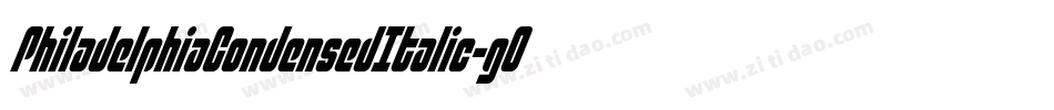 PhiladelphiaCondensedItalic-gO5q字体转换 PhiladelphiaCondensedItalic-gO5q字体转换