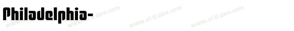 Philadelphia字体转换