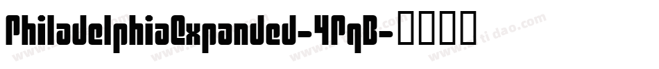 PhiladelphiaExpanded-4PqB字体转换