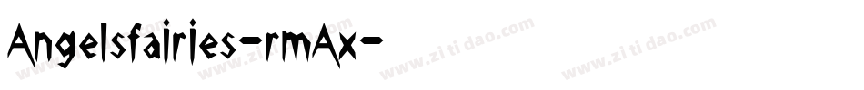 Angelsfairies-rmAx字体转换