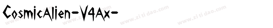 CosmicAlien-V4Ax字体转换