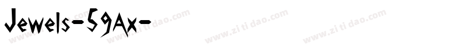 Jewels-59Ax字体转换