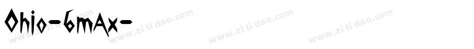 Ohio-6mAx字体转换