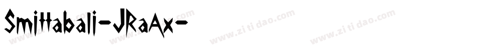 Smittabali-JRaAx字体转换