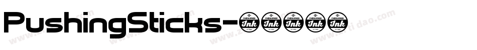 PushingSticks字体转换