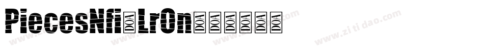 PiecesNfi-LrOn字体转换